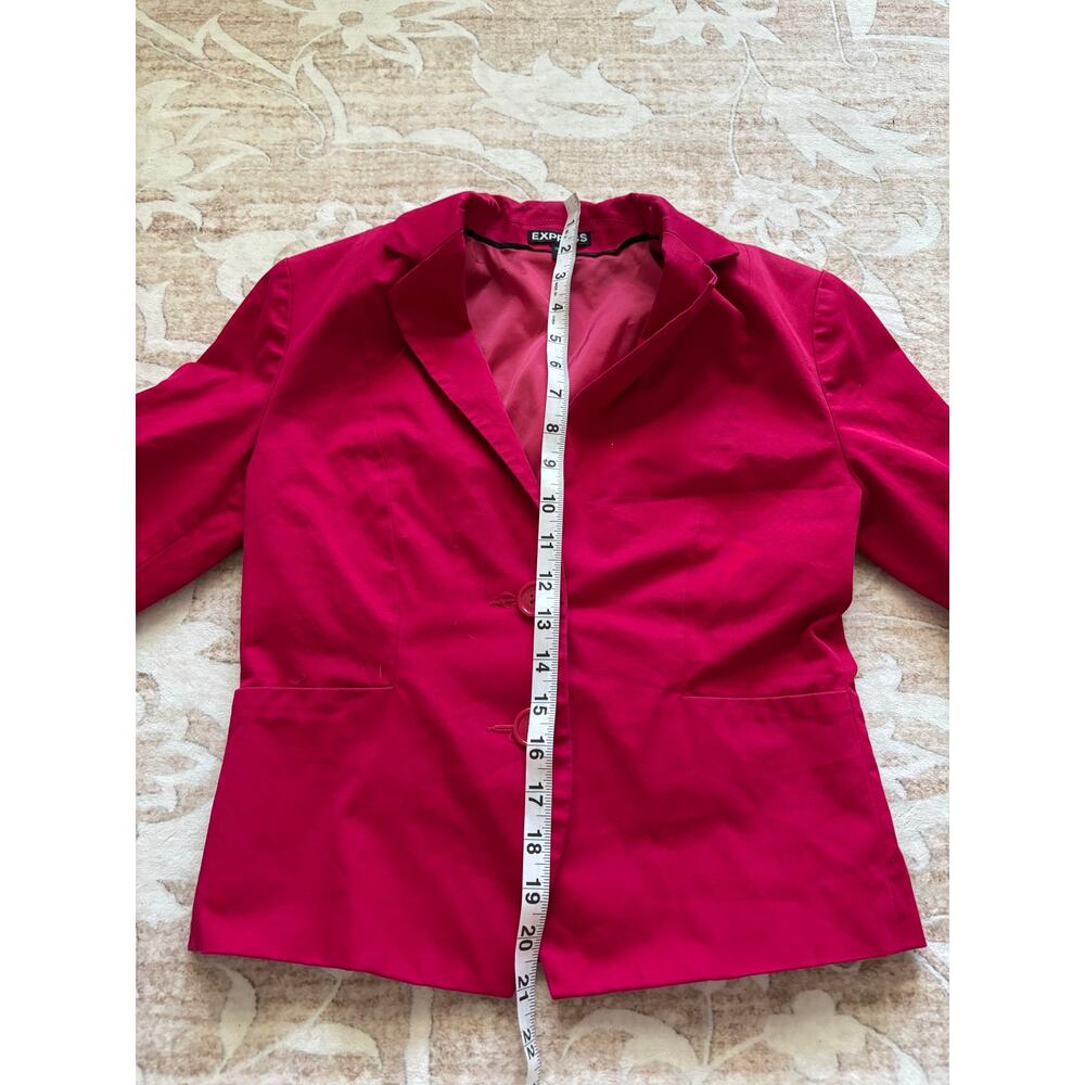 Express Hot Pink Blazer - Picture 6 of 7